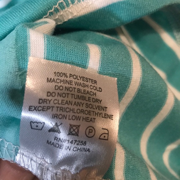 Simply Southern sequin dog mom  striped tee - Picture 8 of 10